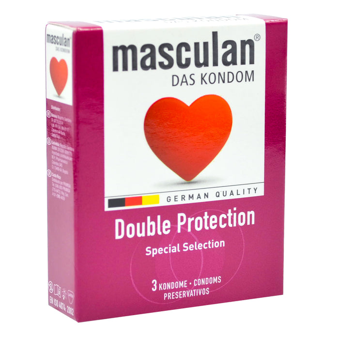 Preservativo Masculan Doble Proteccion 3 Unidades X Caja