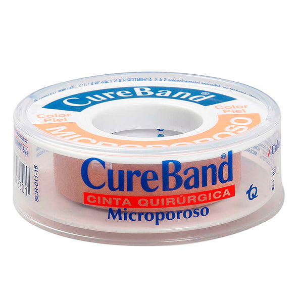 Cure Band Microporoso 1 2 Plg Piel X 24 Rollos