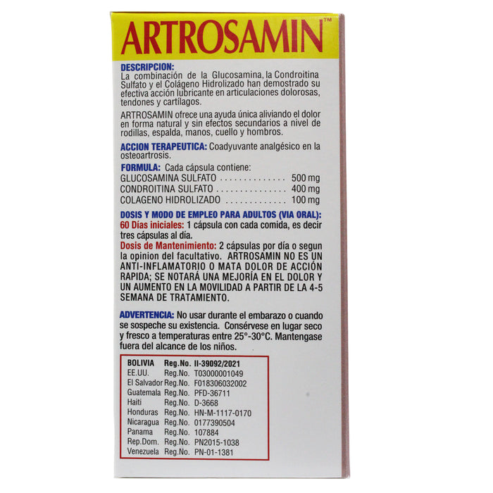 Artrosamin Fco X 60 Cap