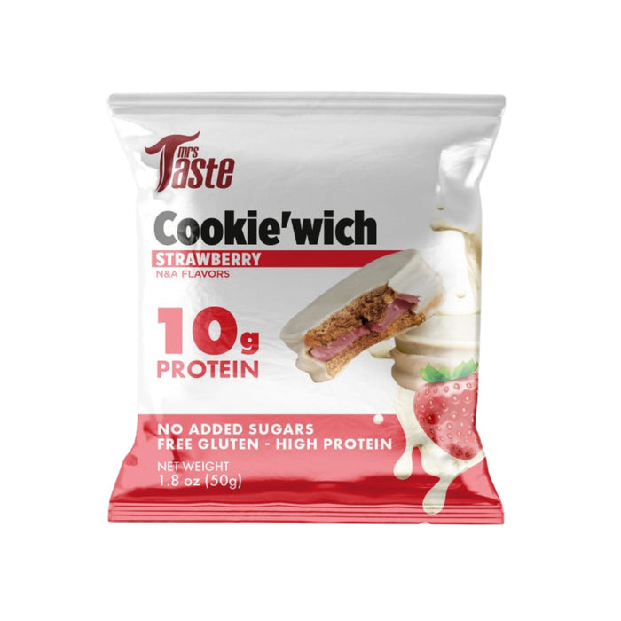 Alfajor Mrs Taste Cookie Wich Strawberry X 50G
