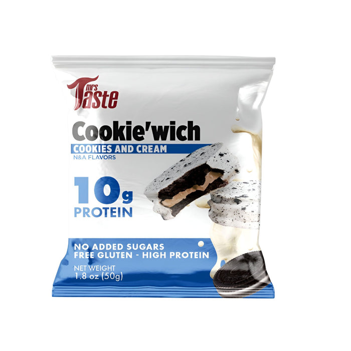 Alfajor Mrs Taste Cookie Wich Cookies And Cream X 50G