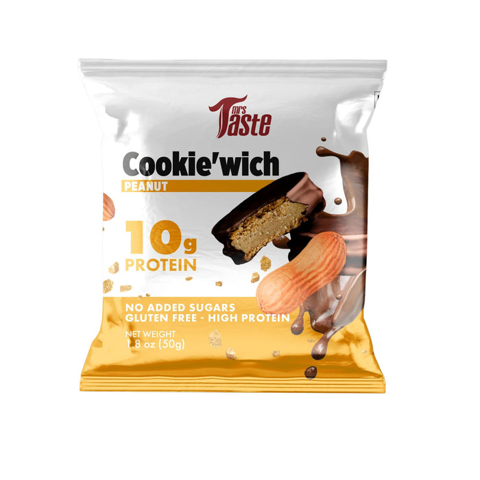 Alfajor Mrs Taste Cookie Wich Peanut X 50G