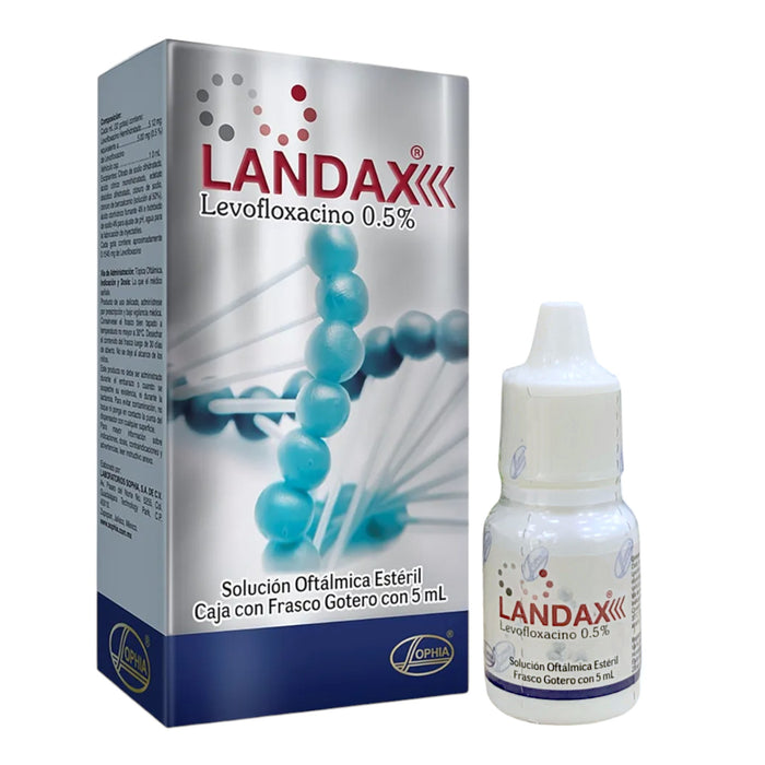 Colirio Landax 0.5% Levofloxacino X 5Ml