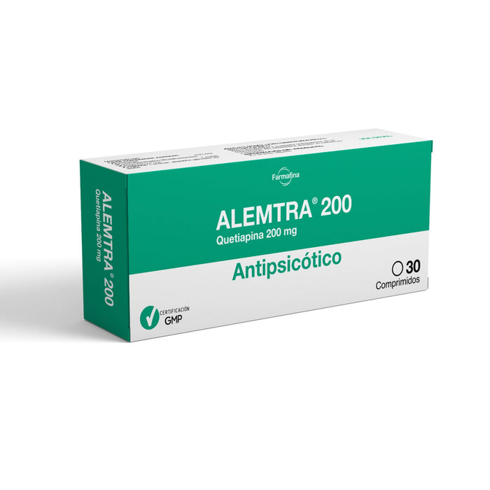 Alemtra 200Mg Quetiapina X Comprimido