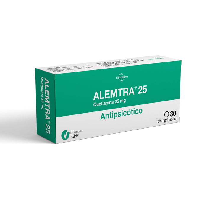 Alemtra 25Mg Quetiapina X Comprimido