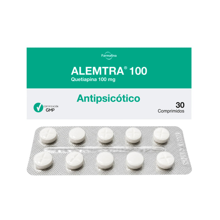 Alemtra Quetiapina 100Mg X Comprimido