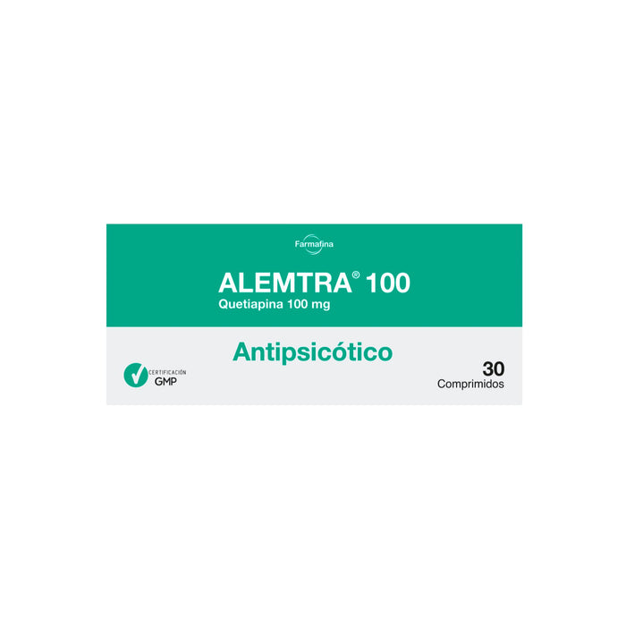 Alemtra Quetiapina 100Mg X Comprimido