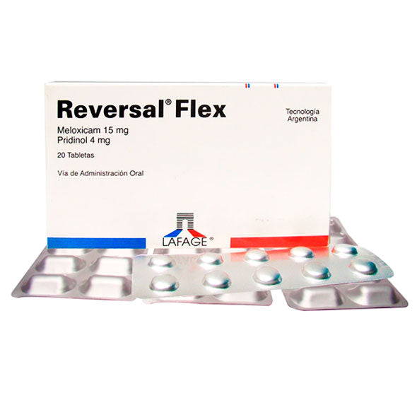 Reversal Flex Meloxicam 15Mg Y Pridinol Mesilato 4Mg X Tableta