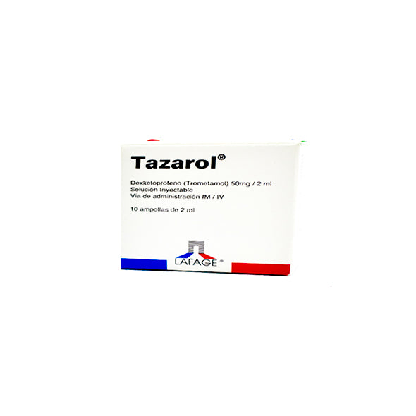 Tazarol Dexketoprofeno 50Mg Y 2Ml X Ampolla