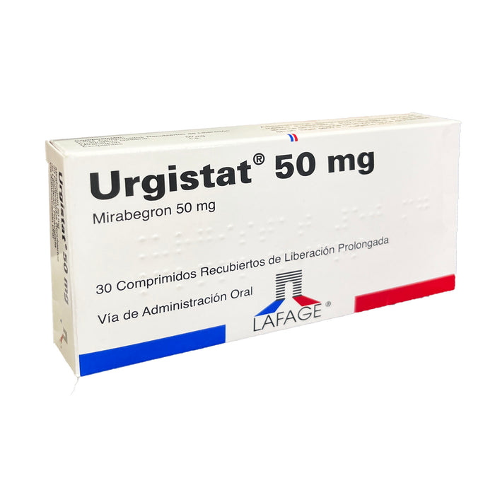 Urgistat 50Mg Mirabegron X Comprimido Liberación Prolongada