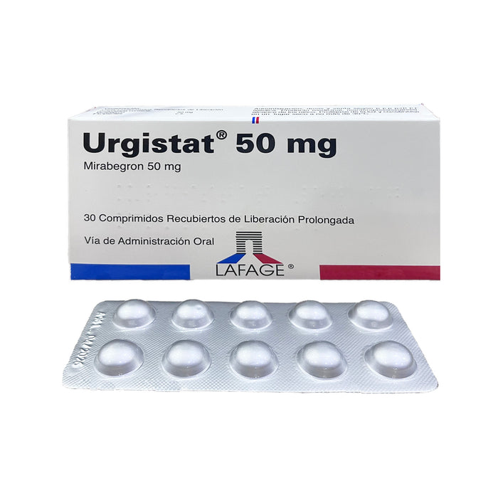 Urgistat 50Mg Mirabegron X Comprimido Liberación Prolongada