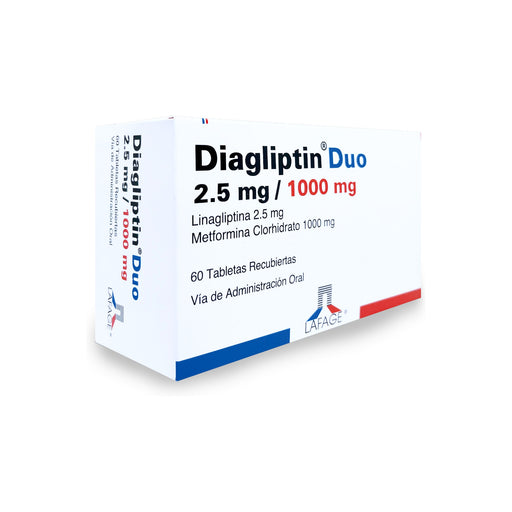 Diagliptin Duo 2.5/1000Mg Linagliptina / Metformina Clorhidrat...