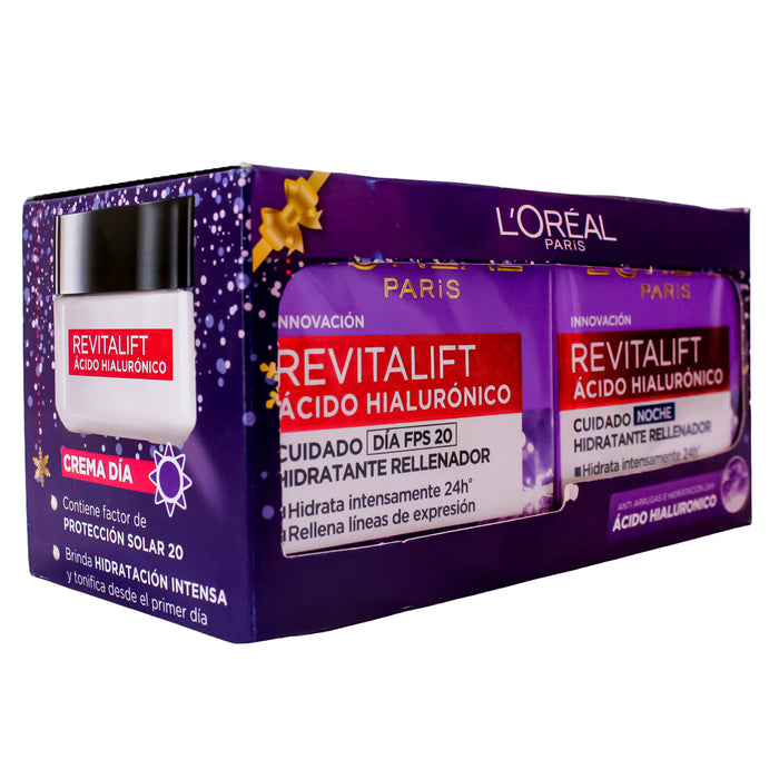 Loreal Pack Revitalift Acido Hialuro Dia+Noche