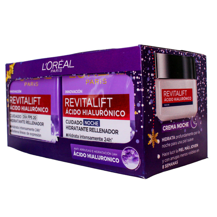 Loreal Pack Revitalift Acido Hialuro Dia+Noche