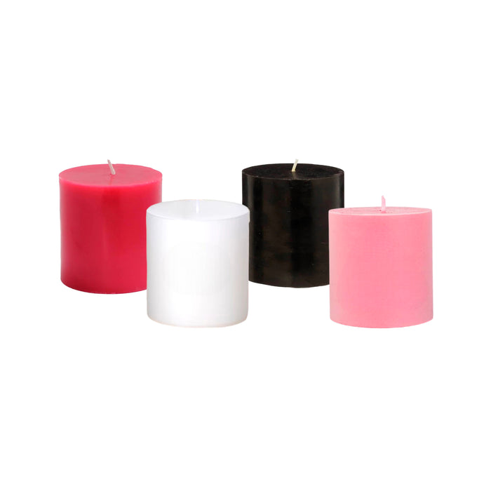 Velas Santini Set 4 Piezas 10.5X10.5X5.3Cm