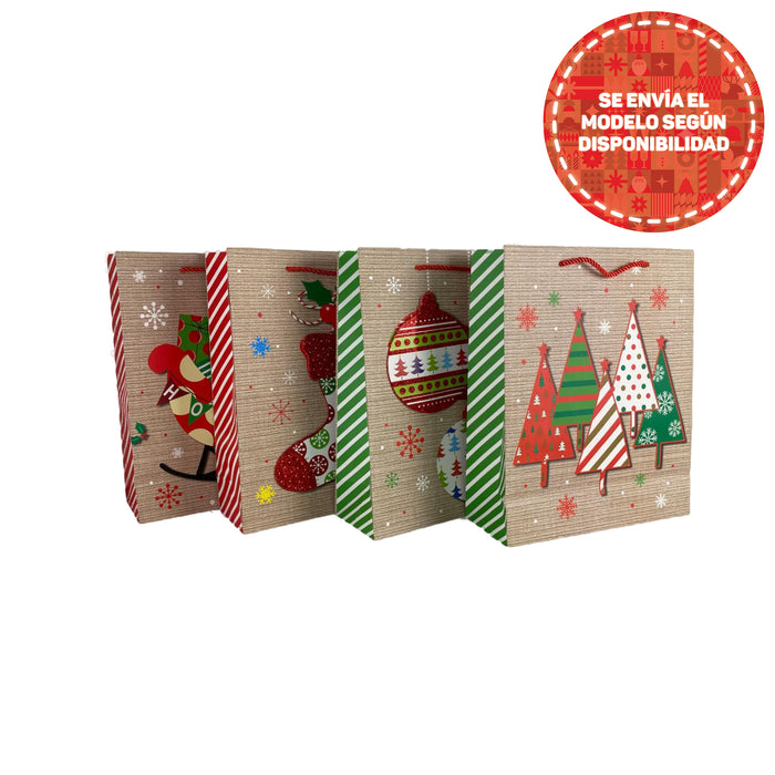 Bolsa De Regalo Santini Accesorios De Navidad S