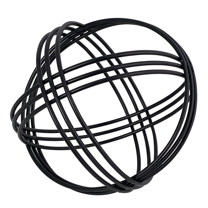 Adorno decorativo Concepts Life en forma de nido negro.