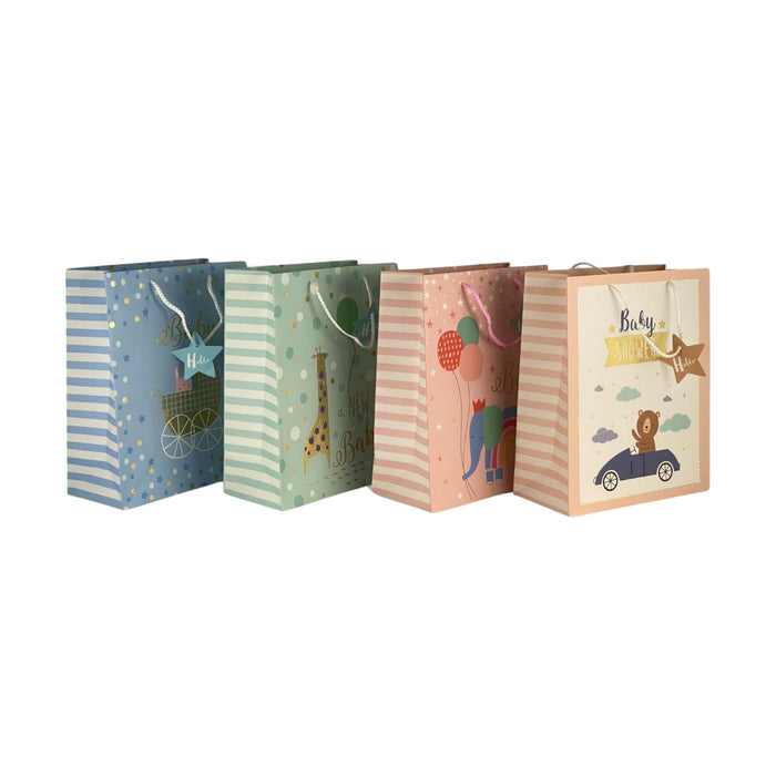 Bolsa de regalo Merletto con diseño de bebé, tamaño pequeño.