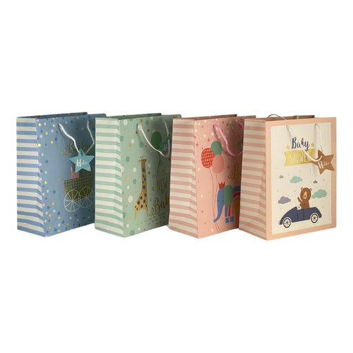 Bolsa de regalo Merletto con diseño de bebé, tamaño grande.