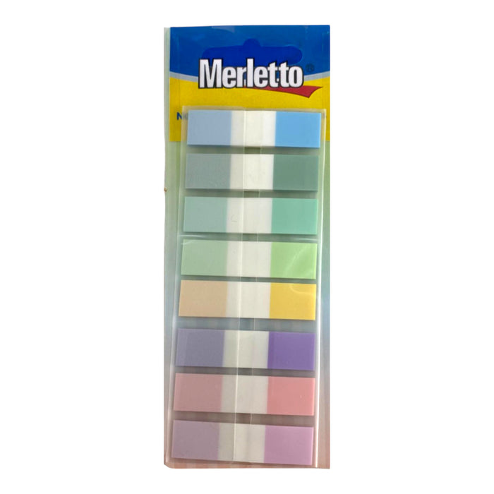 Notas adhesivas Merletto de arcoíris con blanco.