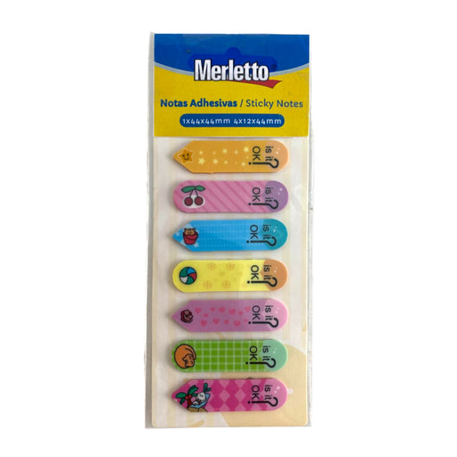 Notas adhesivas Merletto con diseño.