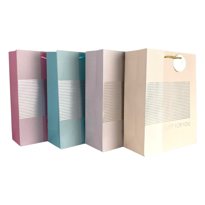 Bolsa De Regalo Merletto Toda Ocasión Líneas Con Cuerda Tamaño L