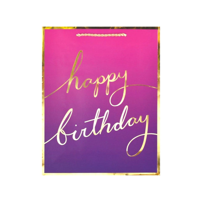 Bolsa De Regalo Merletto Toda Ocasión Borde Brilloso Tamaño M