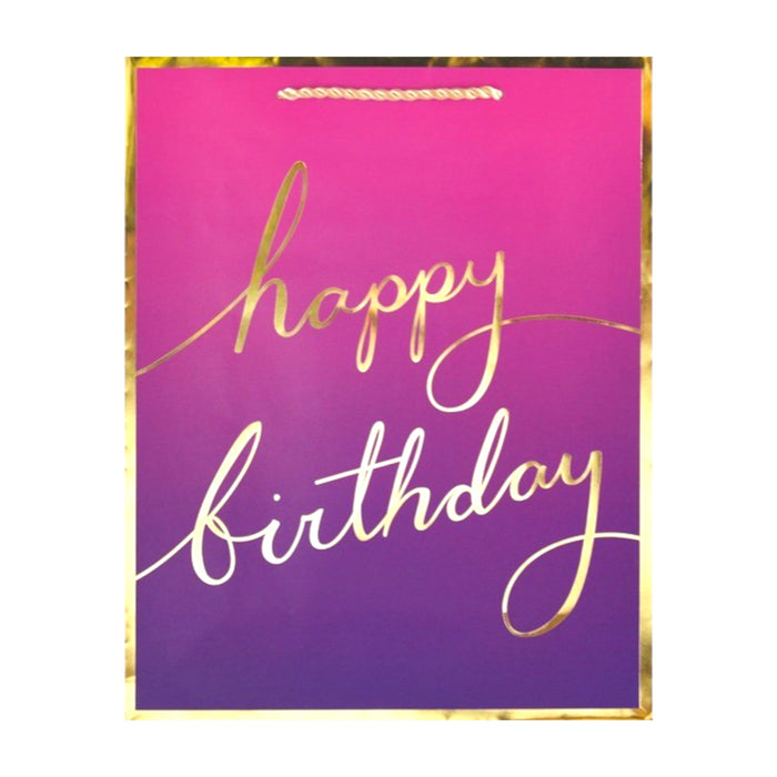 Bolsa De Regalo Merletto Toda Ocasión Borde Brilloso Tamaño L