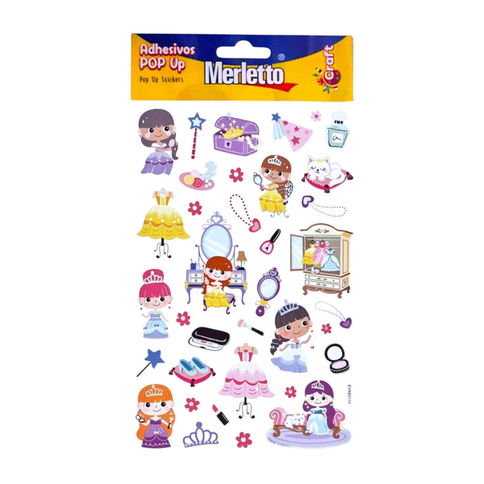 Stickers Infantiles Merletto Fantasía