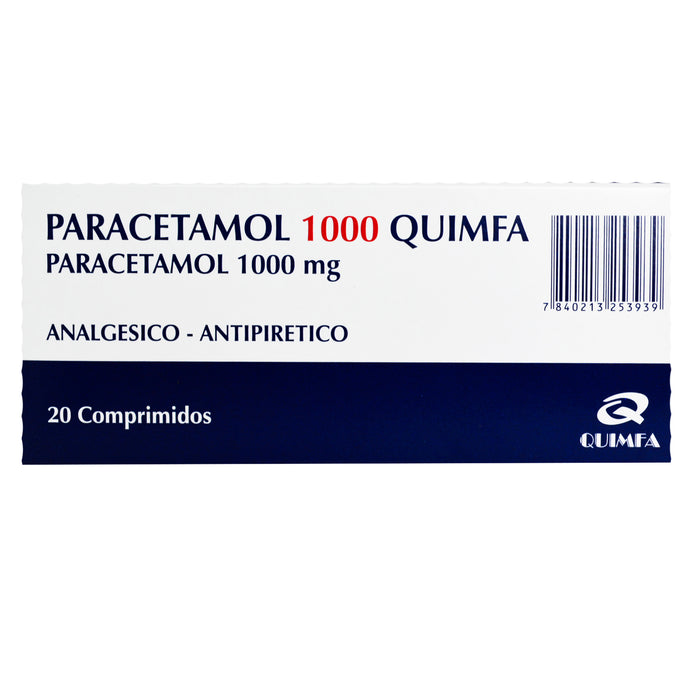 Paracetamol Genérico 1G X Tableta