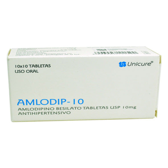 Amlodipino 10Mg Generico X Tableta