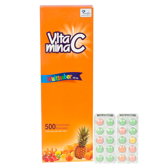 Vitamina C Multisabor 100Mg Generico X Tableta