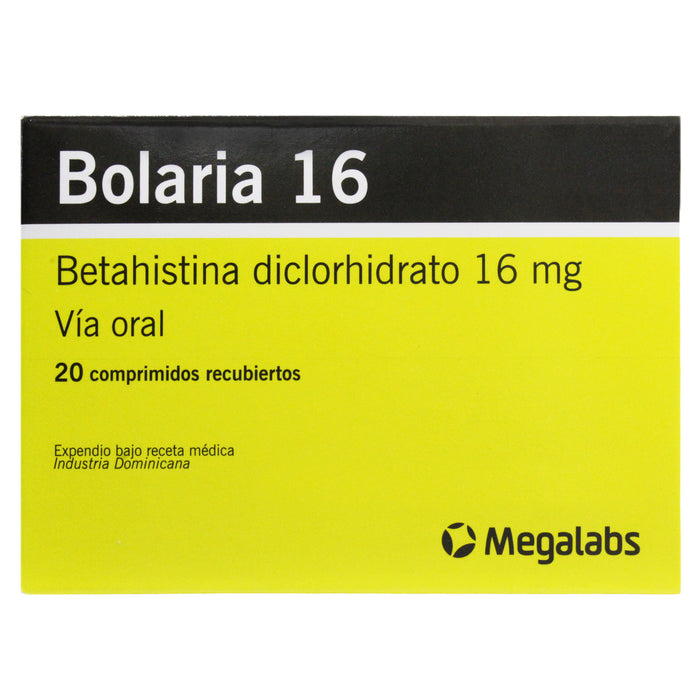 Bolaria 16Mg Betahistina X Tableta