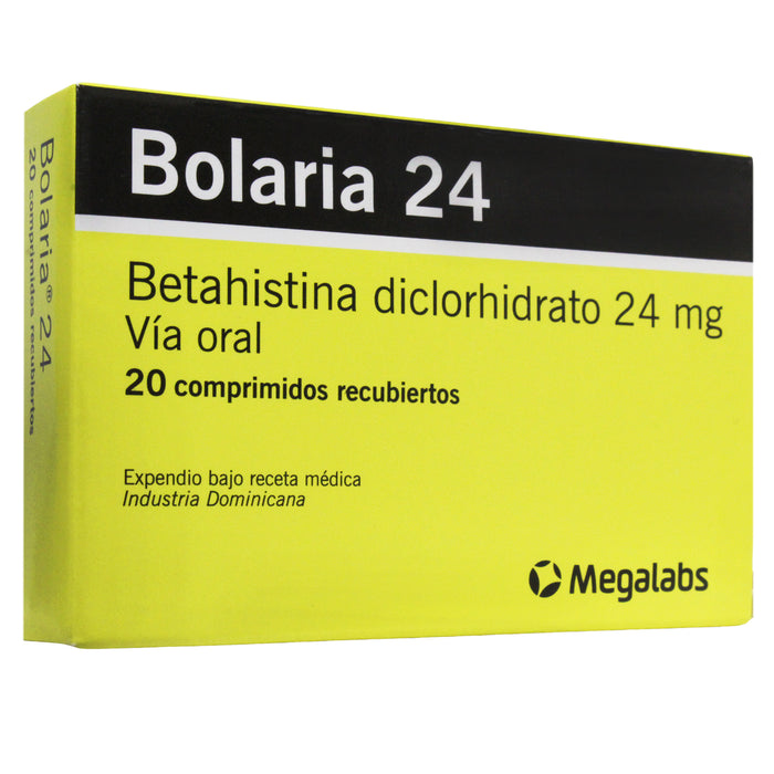 Bolaria 24Mg Betahistina X Tableta