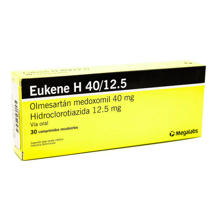 Eukene H 40 12.5Mg Olmesartan Hidrocloro X 30 Comprimidos