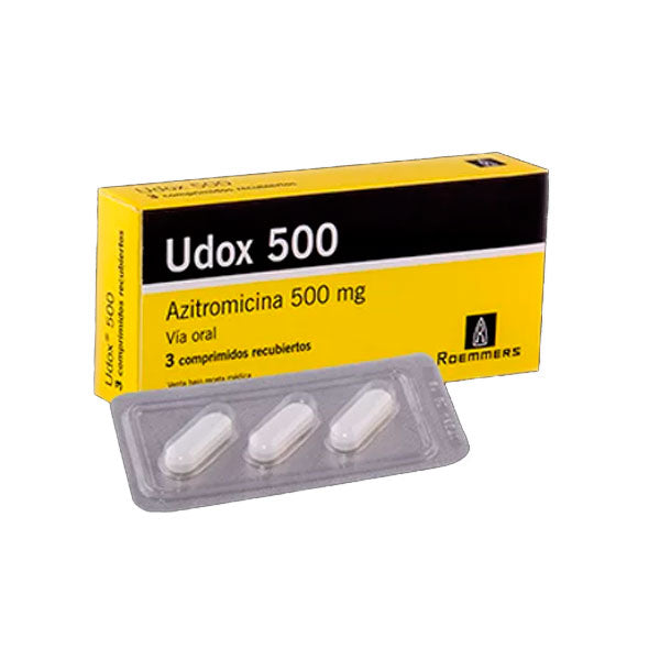 Udox Azitromicina 500Mg X Tableta