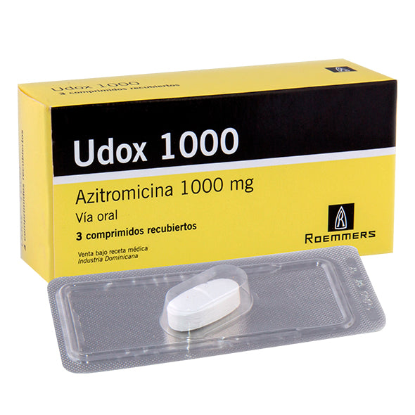Udox 1000 Azitromicina 1000Mg X Tableta