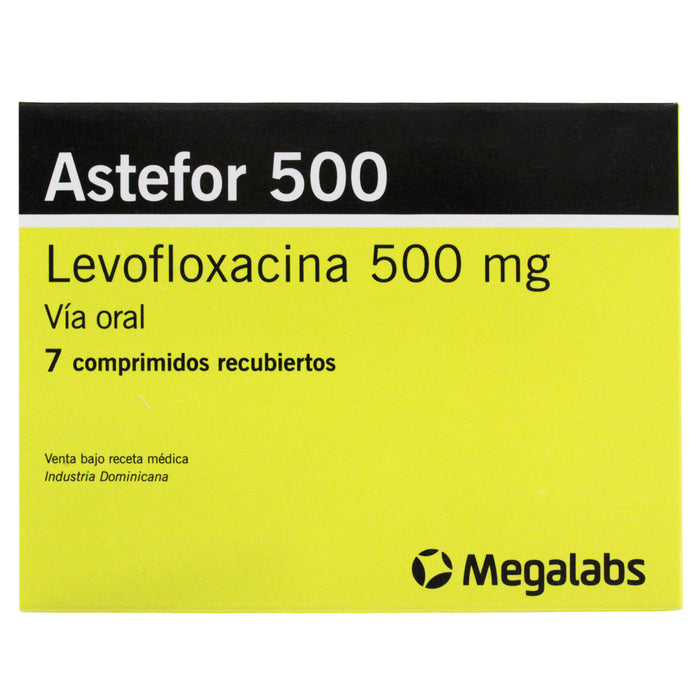 Astefor 500 Levofloxacino 500Mg X Tableta