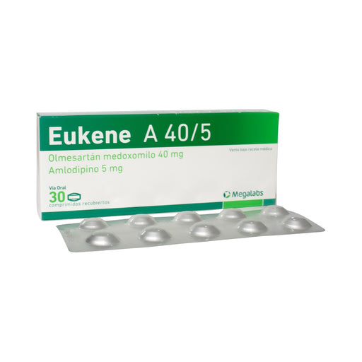 Eukene A 40 5Mg Olmesartan Amlodipino X Comprimido