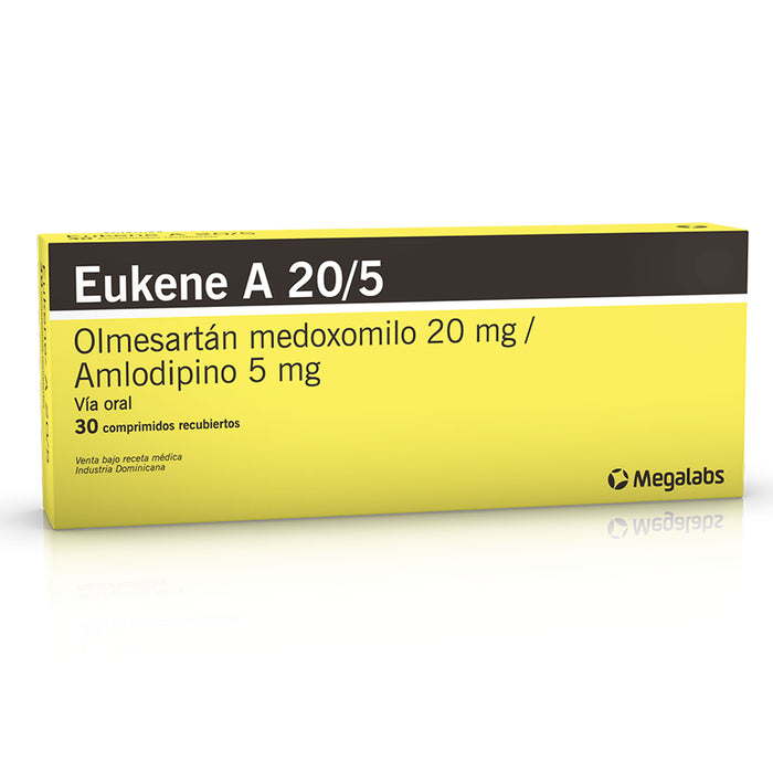 Eukene A Olmesartan 20Mg Amlodipino 5Mg X 30 Comprimidos