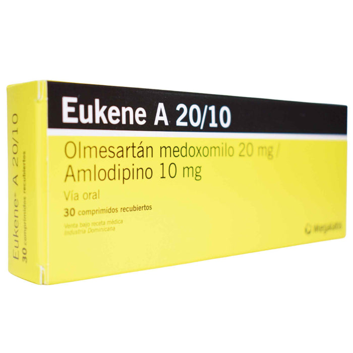 Eukene A Olmesartan 20Mg Y Amlodipino 10Mg X Tableta