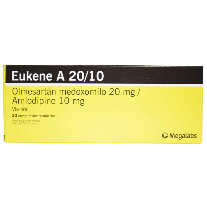 Eukene A Olmesartan 20Mg Y Amlodipino 10Mg X Tableta