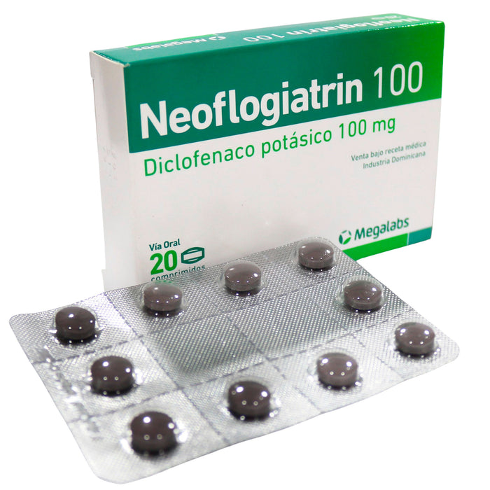 Neoflogiatrin Diclofenaco 100Mg X Tableta