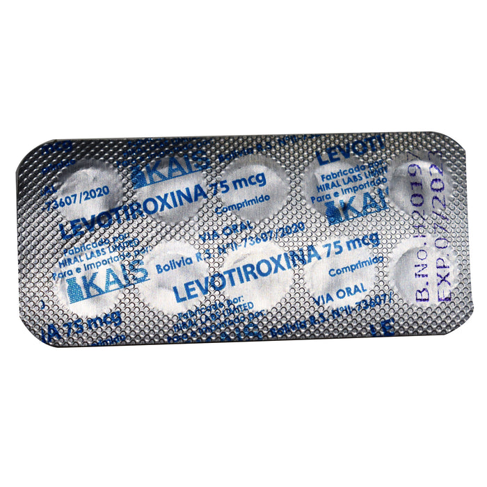Levotiroxina 75Mcg Generico X Tableta
