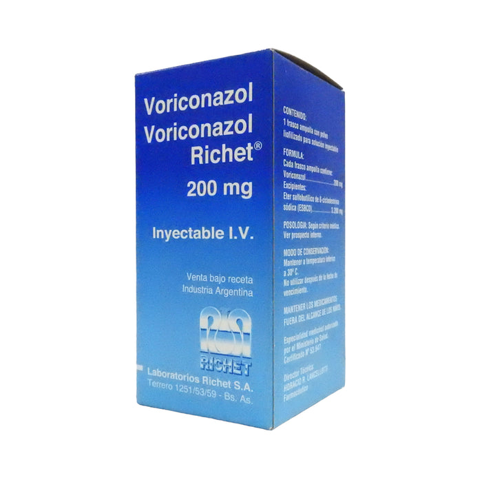 Voriconazol 200Mg Iv X 1 Frasco Amp Generico