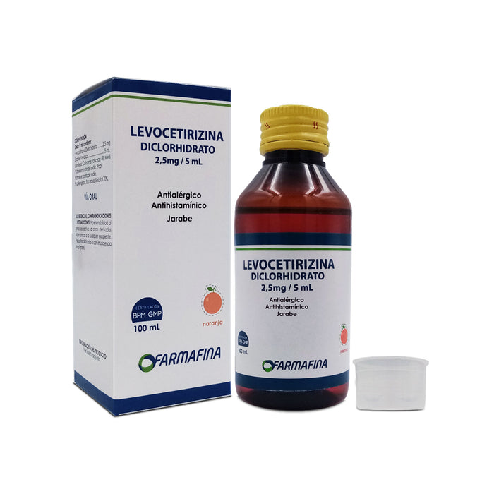 Levocetirizina 2.5Mg 5Ml Jarabe X 100Ml Generico