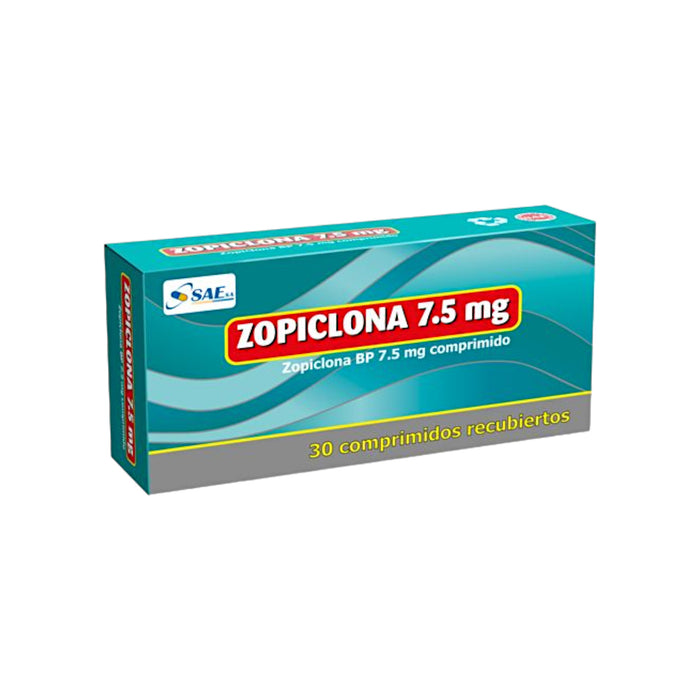 Zoplicona 7.5Mg Generico X 30 Comprimidos