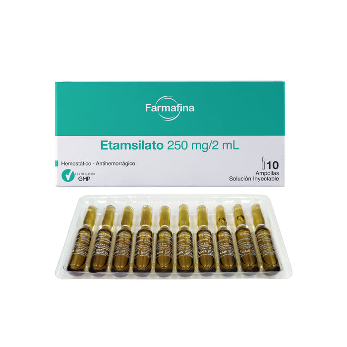Etamsilato 250Mg Im-Iv X 10 Amp/2Ml Generico