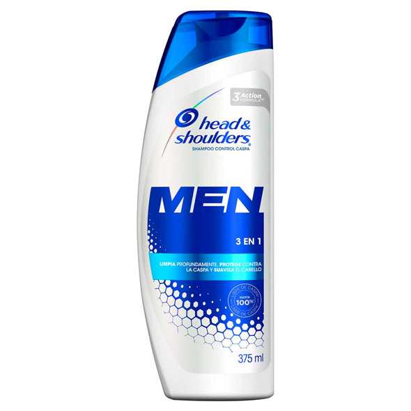 Head And Shoulders Men Shampoo Control Caspa 3 En 1 X 375Ml
