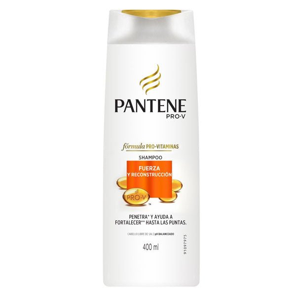 Pantene Shampoo Fuerza Y Reconstruccion X 400Ml